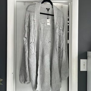 Gray Express Cardigan